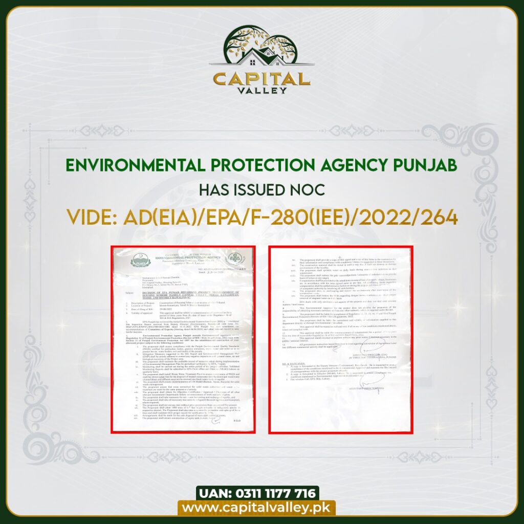 Environmental Portection Agency Punjab NOC